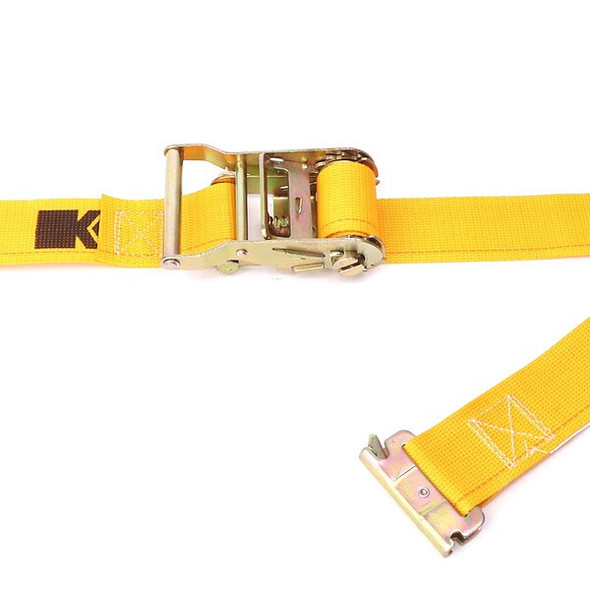 Kinedyne Logistic Ratchet Strap,12ft x 2In,1000lb 641201GRA