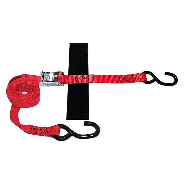 Snap-Loc Cargo Strap,Cam Buckle,8 ft.,500 lb. SLTHS108CR
