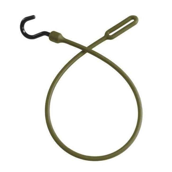 The Better Bungee J-Hook & C" Loop,1 1/2" W,Dark Green BBC30NMG