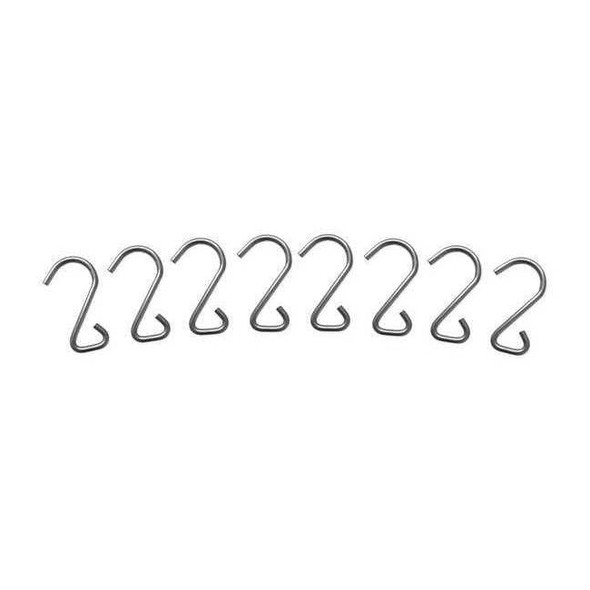 The Better Bungee Bungee Hook,Gray,Galvanized Steel,PK8 BBGH