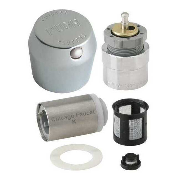 Chicago Faucet 1-3/4" MVP Metering Push Handle 665-RKPABCP