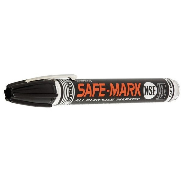 Dykem Industrial Marker, Medium Tip, Black Color Family, Ink 40907