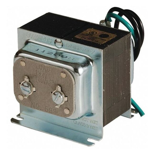 Edwards Signaling Class 2 Transformer, 40 VA, Not Rated, 24V AC, 120V AC 599