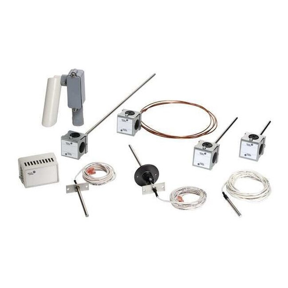 Temperature Sensor, Thermistor 10k ohm Type 2, Duct 8" Metal