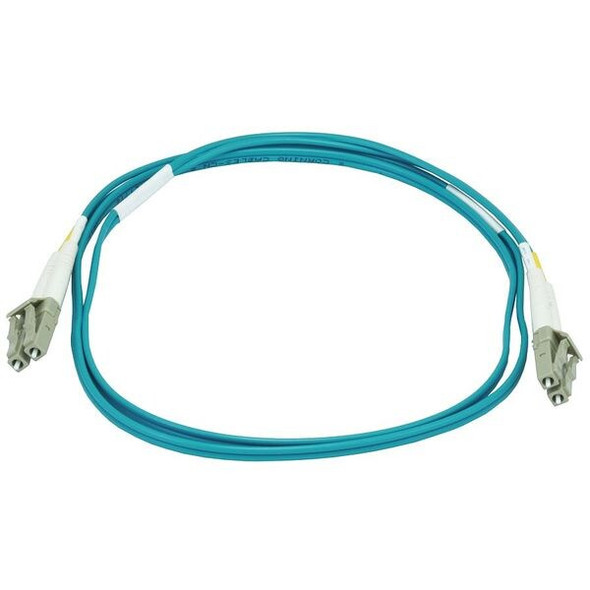 Monoprice Fiber Optic Patch Cord,LC/LC,1m,Aqua 6385