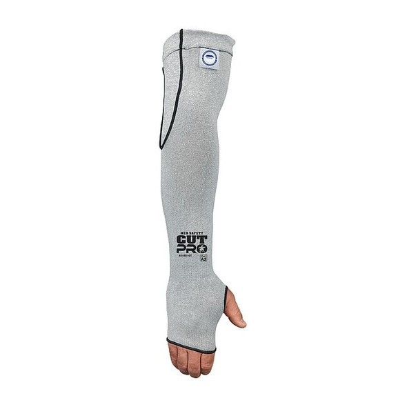 Mcr Safety Sleeve with Thumb Slot,18 In,10 Guage 9318D10T