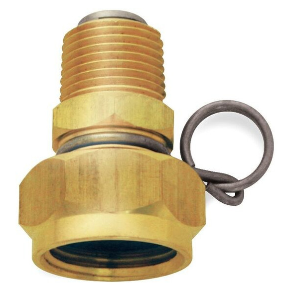 Sani-Lav Swivel Hose Adapt,Brass,1/2 MNPT,2 In L N11