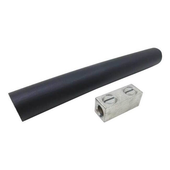 Wire Connector Kit, 2 AWG Max, Black, Cross-Linked Polyolefin Insulation, 600 V