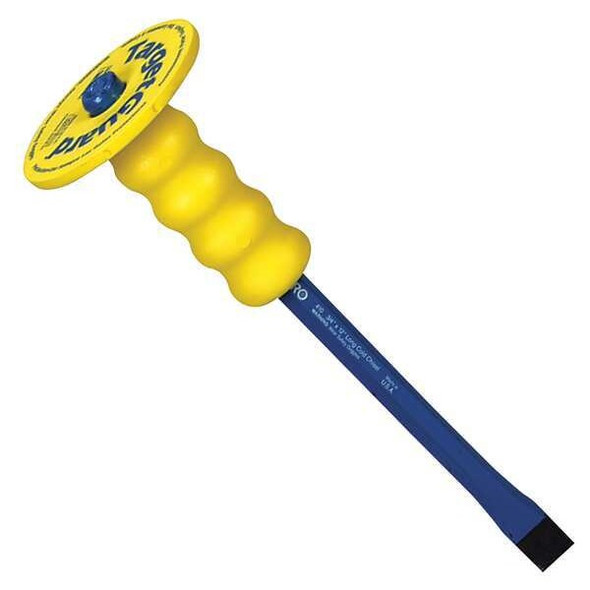 Dasco Pro Guarded Cold Chisel, 1" Tip x 12" L G419