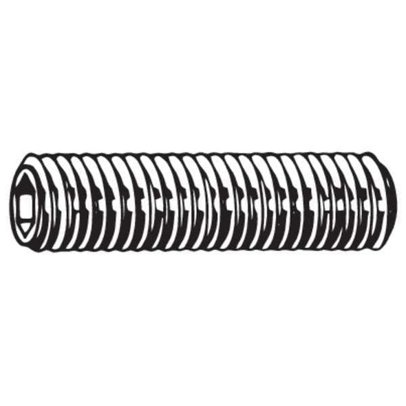 Manufacturer Varies Socket Set Screw, Flat, 1/4-20x1, PK100 U07810.025.0100