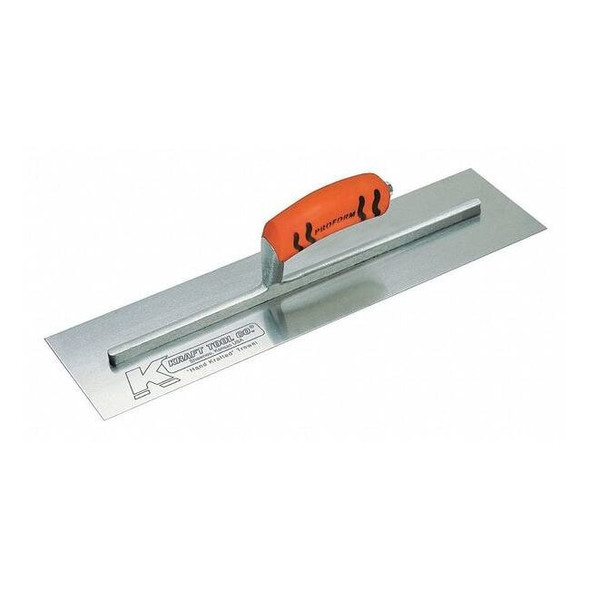Kraft Tool Square End Trowel,10inL,3inW,CarbonSteel CF201PF