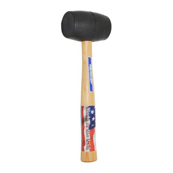 Vaughan Hammer Solid Mallet,Rubber,20 oz.,13in. 574-31
