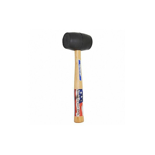 Vaughan Hammer Solid Mallet,Rubber,20 oz.,13in. 574-31