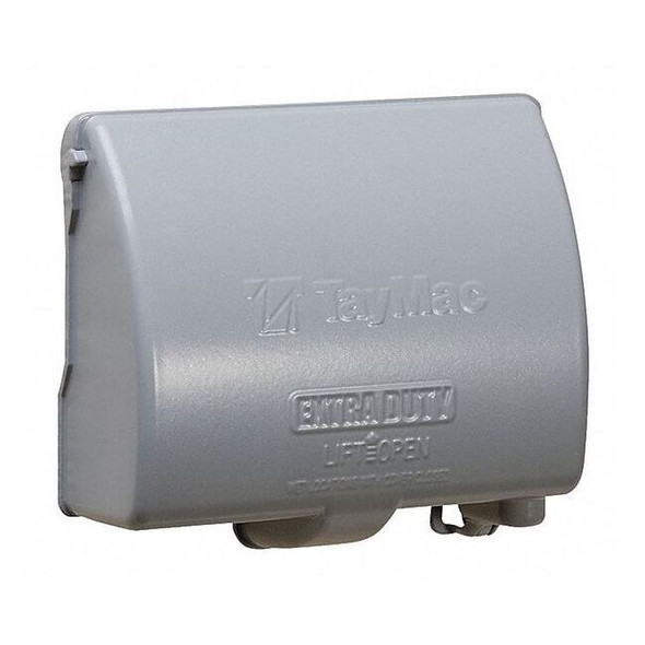 Taymac 1 -Gang Horizontal Weatherproof Cover, ,Aluminum MX4380S