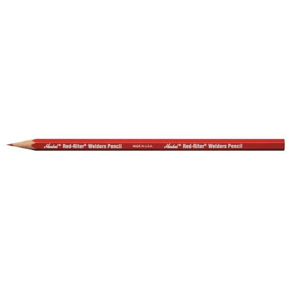 Markal Red Welders Pencil, Pk12 96100