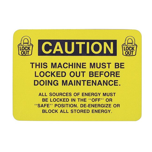 Brady Vinyl Label,5 inx7 in,Vinyl LOSV2