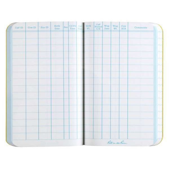 Rite in the Rain Animal Record Book,Beef Calving 1621