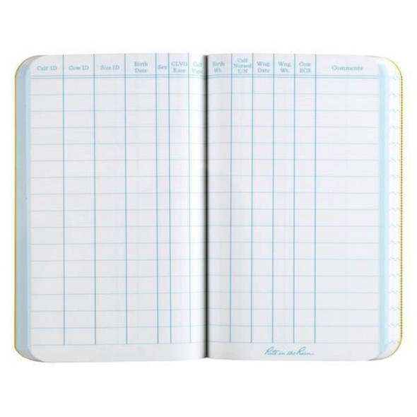 Rite in the Rain Animal Record Book,Beef Calving 1621