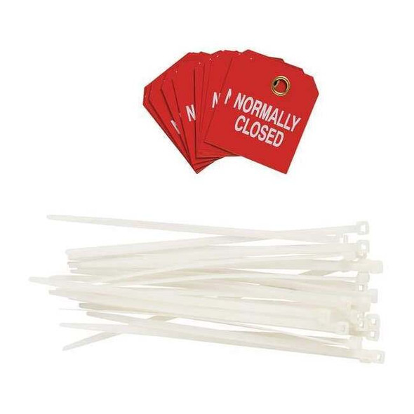Brady Tag,2 1/2 in H,2 in W,Polyester,PK10 89245