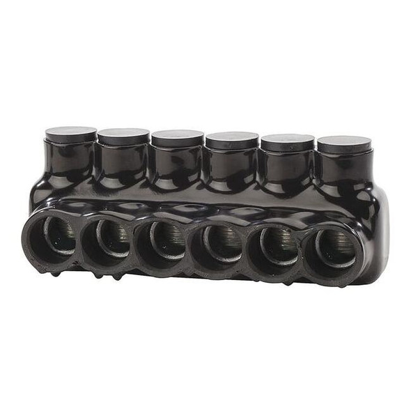 Polaris MultitapConnector,Alum,Blk,Hex,6Port IPLD250-6B