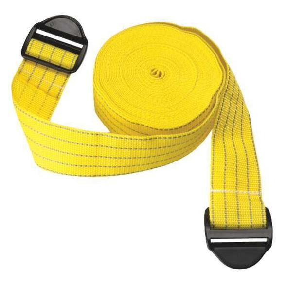 Sentry Lock Buckle Prtctr Strap,100inL,Yllw,PK2 PSS-2500-YR-SL