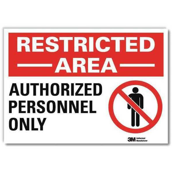 Lyle Admittance Sign,7inx10in,Rflctv Sheeting U1-1005-RD_10X7