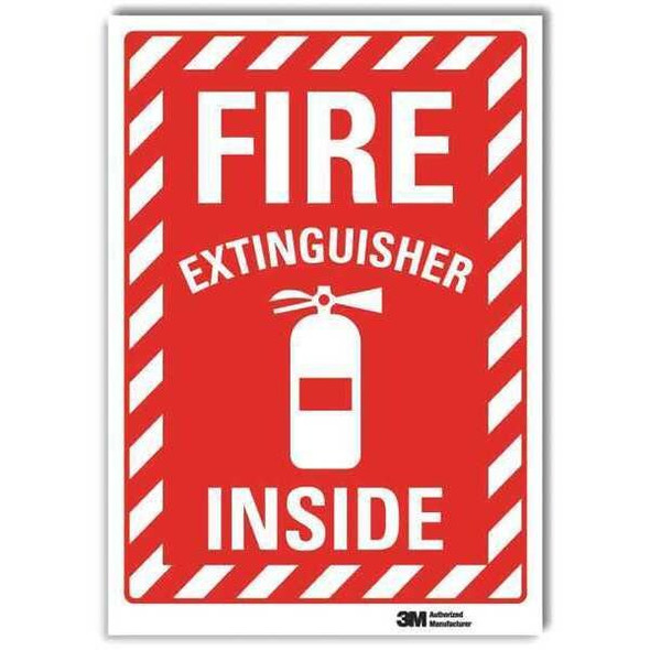 Lyle Fire Extinguisher Sign,14x10in,Rflctive U1-1060-RD_10X14
