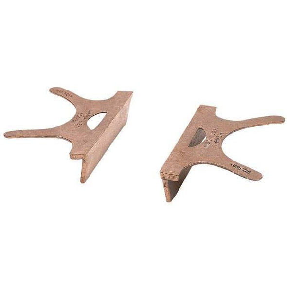 Wilton Replace. Vise Jaw,Copper,Incl. Pair,PR 404-4.5
