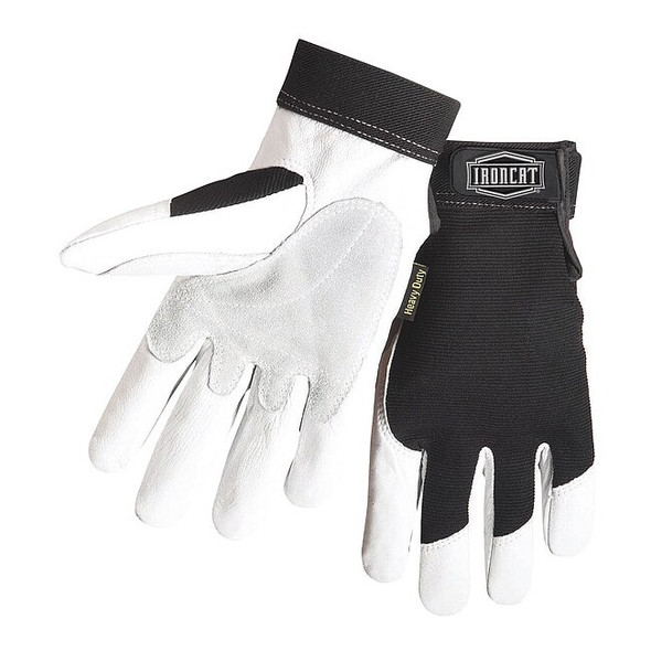 Welding Gloves, Hook-and-Loop Cuff, Wing Thumb, Premium Cowhide, 2XL, 1 PR