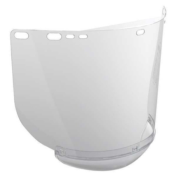 Face Shield Visor, Clear Visor, Polycarbonate, Uncoated Lens, Clear
