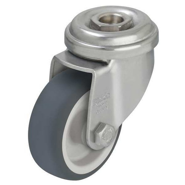 Manufacturer Varies Bolt-Hole Caster,3"dia,Swivel,Rubber LRA-TPA 75G