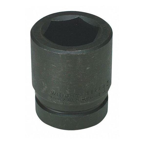 Wright Tool 1" Dr, 1-13/16" Size, SAE Impact Socket, 6 Pts 8858