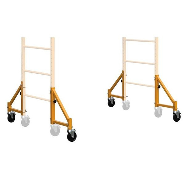 Metaltech Outrigger Kit,Steel,Powder Coat I-CISO4