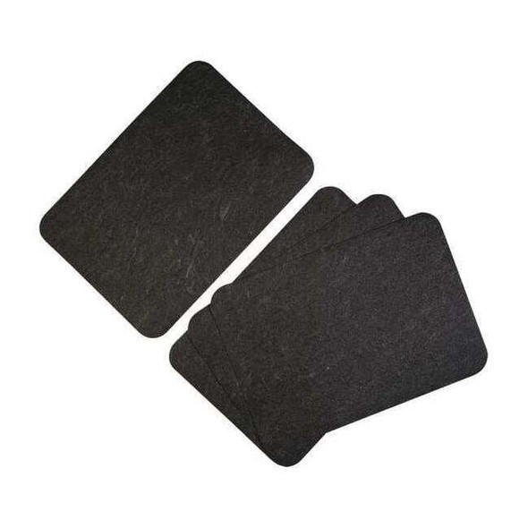 Pig Sink Dryer Mat,Black,Thickness 1/8", PK4 GRP7006-BK