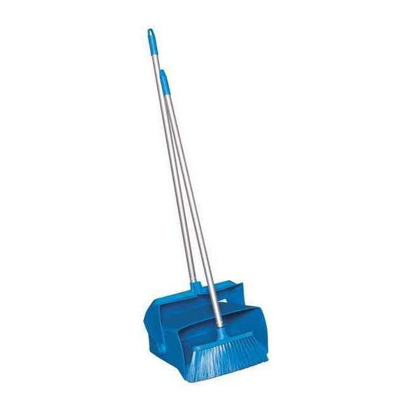 Remco Lobby Dust Pan and Broom Set,Blue 62503