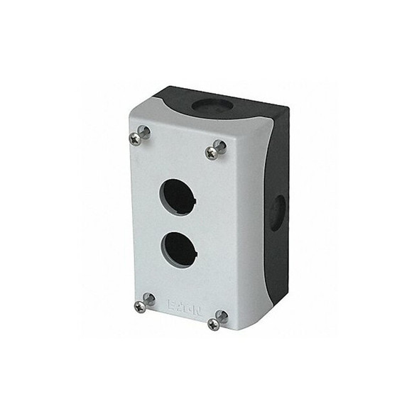 Eaton Pushbutton Enclosure,6.02 in W,Polymer M22-I2-PG