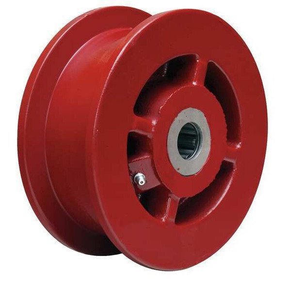 Manufacturer Varies Caster Wheel,Cast Irn,6 in.,2500 lb.,Red WFT-62H-1