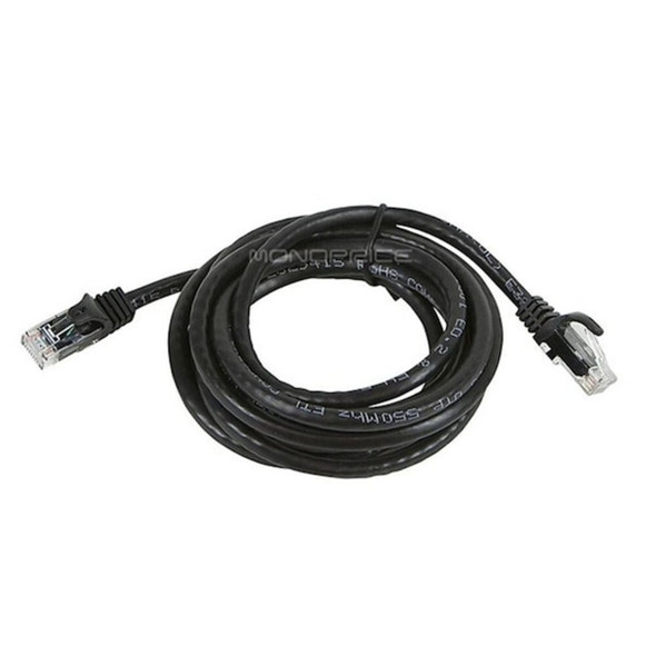 Monoprice Patch Cord,Cat 6,Flexboot,Black,7.0 ft. 9799