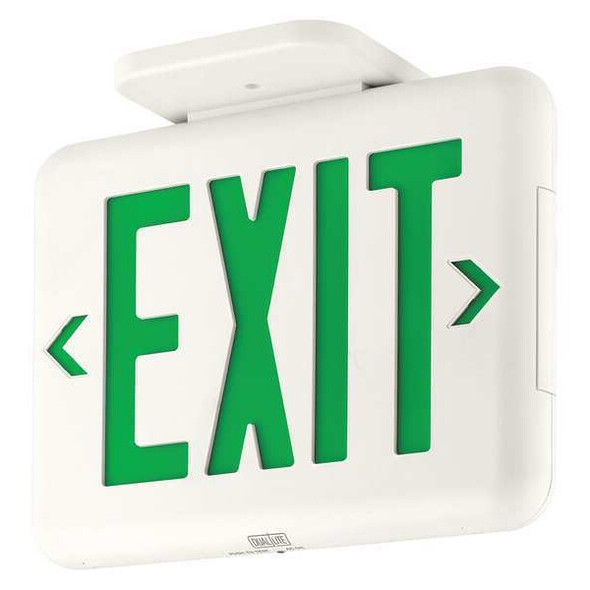 Dual-Lite Ext Sgn,Thrmplst,Wht,11 1/2in,1.78W EVEUGWEI