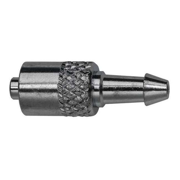 Manufacturer Varies Luer Lock Barb Adapter, Male, Plated Brass, Silver G504