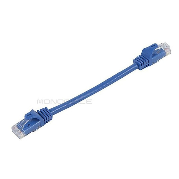 Monoprice Patch Cord,Cat 6,Flexboot,Blue,0.5 ft. 9789