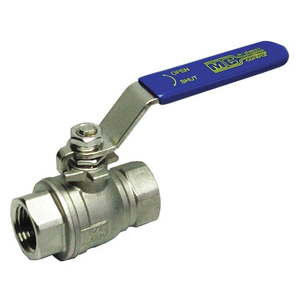 Manufacturer Varies 1/2" FNPT Stainless Steel Ball Valve Inline G-SSF-50