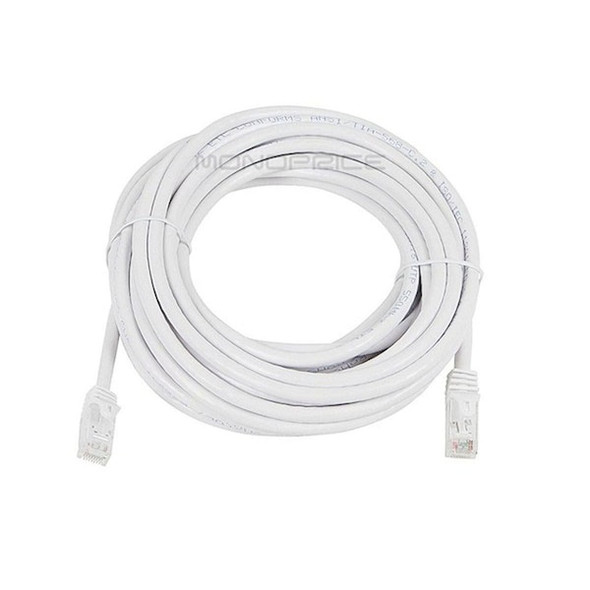 Monoprice Patch Cord,Cat 6,Flexboot,White,25 ft. 9826 Monoprice Patch Cord,Cat 6,Flexboot,White,25 ft. 9826