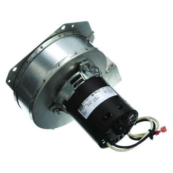 Induced Draft Furnace Blower, 115, Aluminum Steel, 8 3/8 in W, 7 1/2 in H