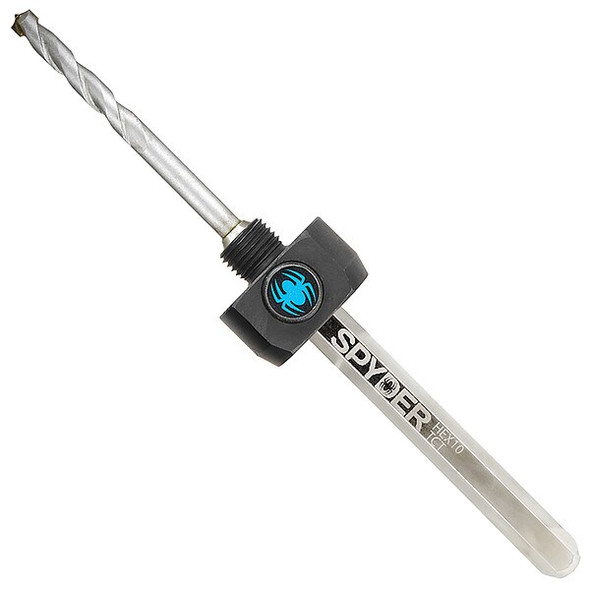 Spyder HoleSawArbor,5/8"-18,For:1-3/8"to6-5/8" 600634P