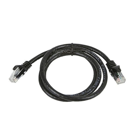 Monoprice Ethernet Cable,Cat 6,Black,3 ft. 9797