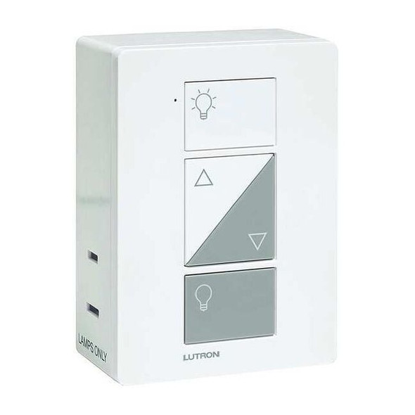 Lutron Lighting Dimmer,Plug-In,120V,White PD-3PCL-WH