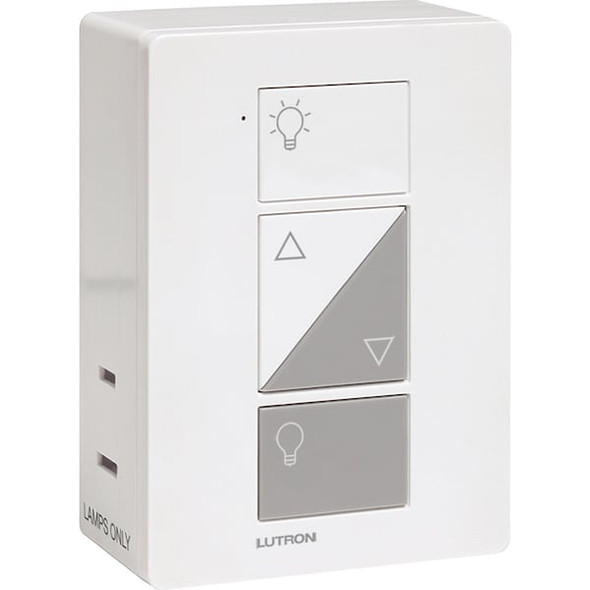 Lutron Lighting Dimmer,Plug-In,120V,White PD-3PCL-WH Lutron Lighting Dimmer,Plug-In,120V,White PD-3PCL-WH