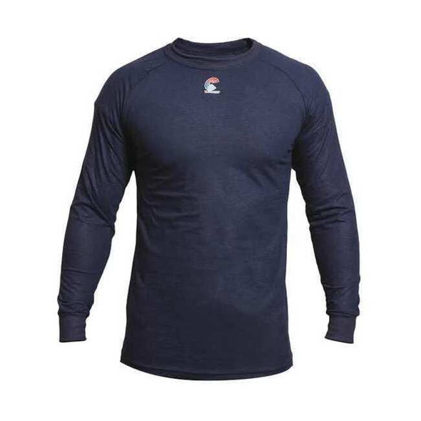 Men's Flame-Resistant Crewneck Shirt, 4 cal/sq cm, XL, Modacrylic