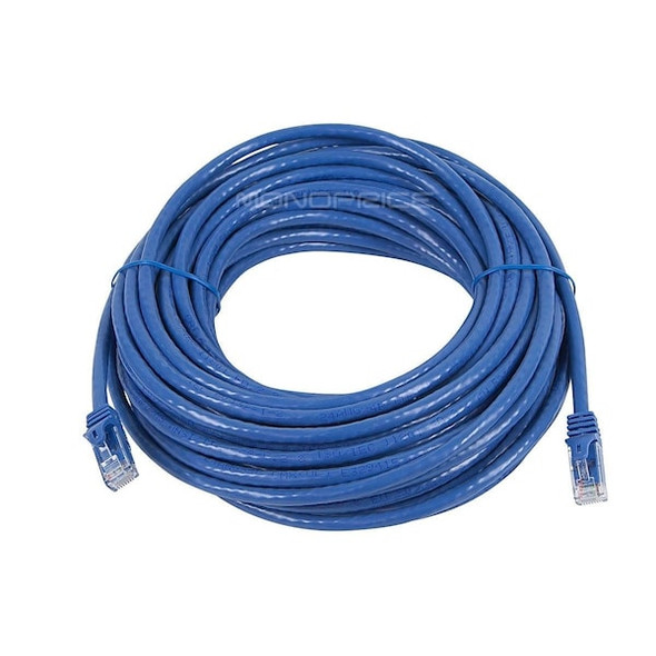 Monoprice Patch Cord,Cat 6,Flexboot,Blue,50 ft. 9793